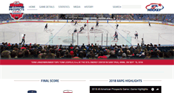 Desktop Screenshot of allamericanprospectsgame.com